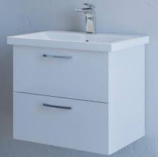 Slika proizvoda ARMAL SENA BAZA Š55 VISEĆI ELEMENT- 2 LADICE bijela sjaj; 2 ladice slimbox; ručkica; 55x43x49 cm