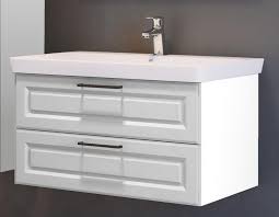Slika proizvoda ARMAL IRIS BAZA Š76 VISEĆI ELEMENT - DVIJE LADICE - FRONTA RUSTIK korpus bijela mat; fronta bijela; 2 kom ručkica 2108-168zn78; 76x45x53,5 cm