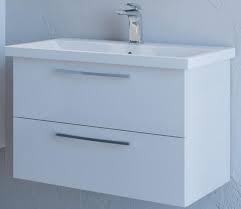 Slika proizvoda ARMAL SENA BAZA Š76 VISEĆI ELEMENT- 2 LADICE bijela sjaj; 2 ladice slimbox; ručkica; 76x43x49 cm