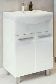 Slika proizvoda ARMAL NEVA 2 55 BAZA NAMJEŠTAJA korpus bijela mat, fronta bijela sjaj; 2 vrata; softclose; 51x30,5x80