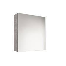 Slika proizvoda ARMAL OGLEDALO S ORMARIĆEM 60 beton svijetli; 1 vrata; police; s utičnicom i prekidačem; 60x16,5x65,7 cm