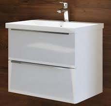 Slika proizvoda ARMAL IBIZA BAZA Š55 VISEĆI ELEMENT- 2 LADICE bijela sjaj; 2 ladice slimbox; ručkica; 55x43x49 cm