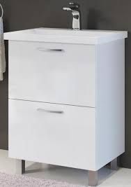 Slika proizvoda ARMAL SENA BAZA Š55 STOJEĆI ELEMENT- 2 LADICE bijela sjaj; 2 ladice slimbox; sifon; ručkica; 55x43x79 cm
