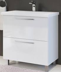 Slika proizvoda ARMAL SENA BAZA Š76 STOJEĆI ELEMENT- 2 LADICE bijela sjaj; 2 ladice slimbox; sifon; ručkica; 76x43x79 cm